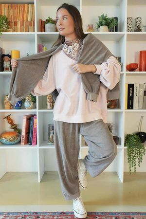 Terry B Classic Sweatshirt Rosewater